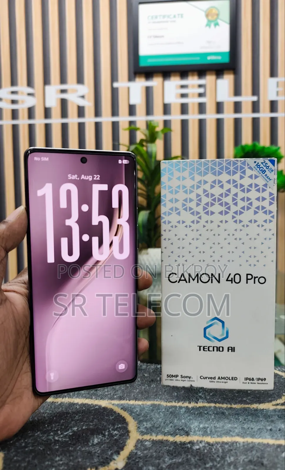 Tecno Camon 40 Pro 4G 256 GB Gray
