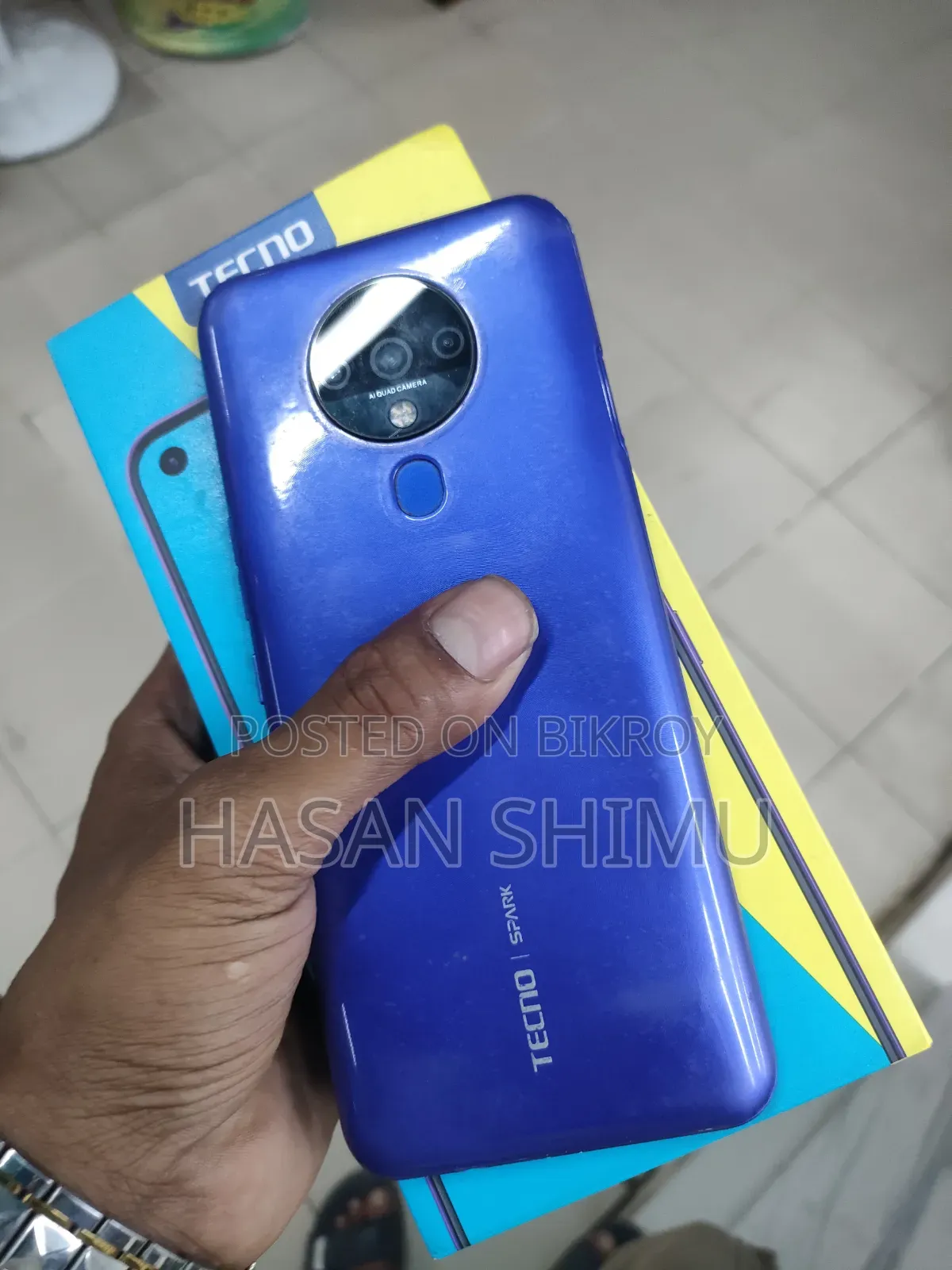 Tecno 128 GB Blue