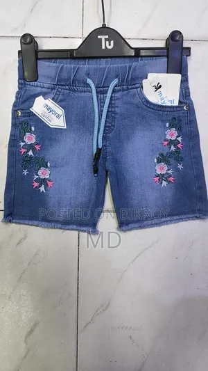 Baby Girls Jeans Half Pants