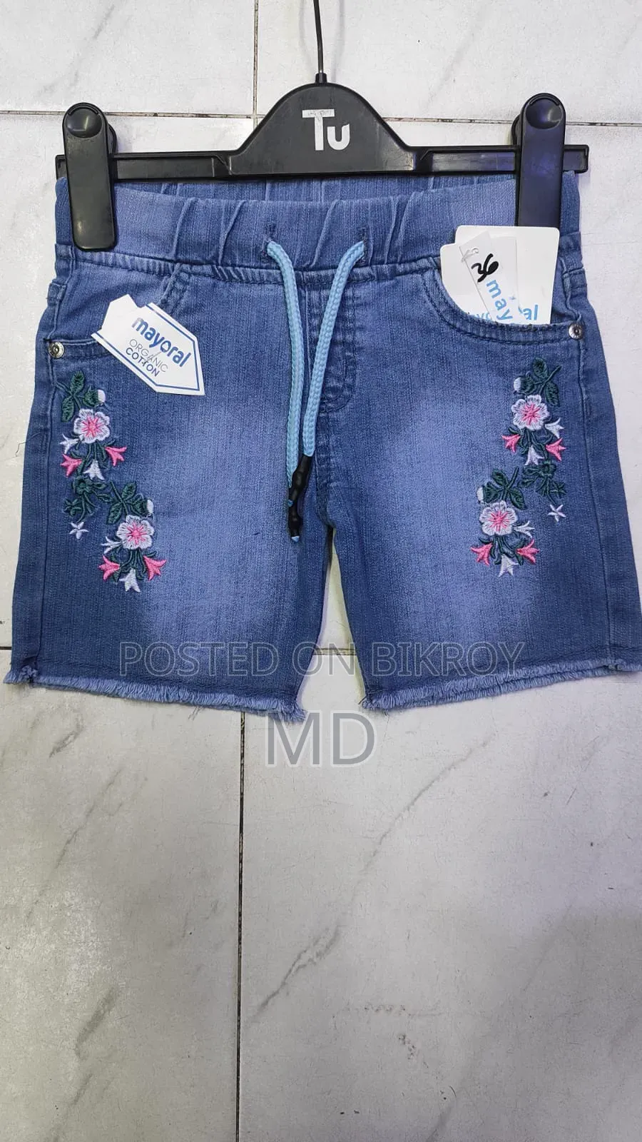 Baby Girls Jeans Half Pants