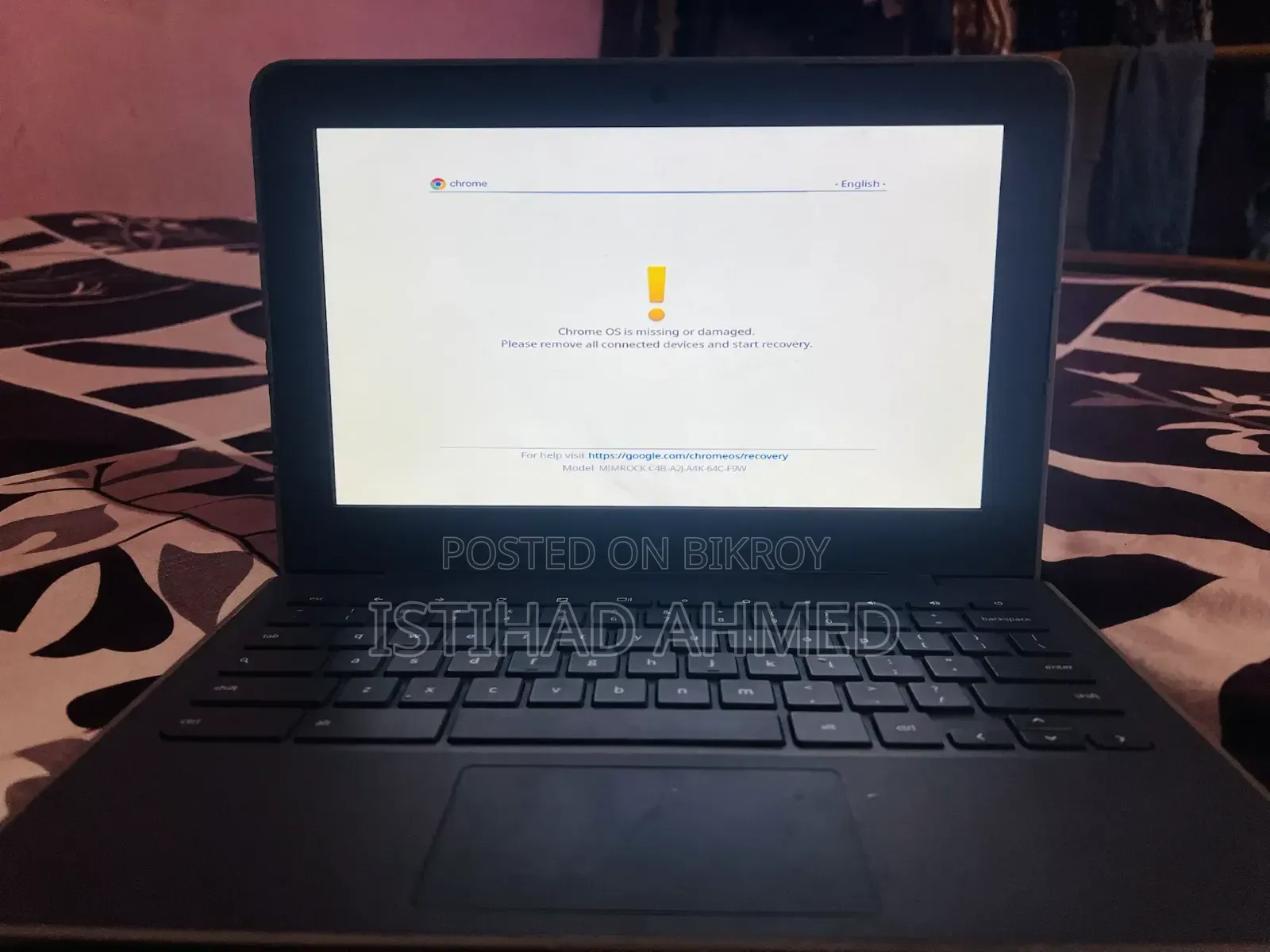 Laptop Google 3GB Intel Core i3 SSHD+SSD 16 GB