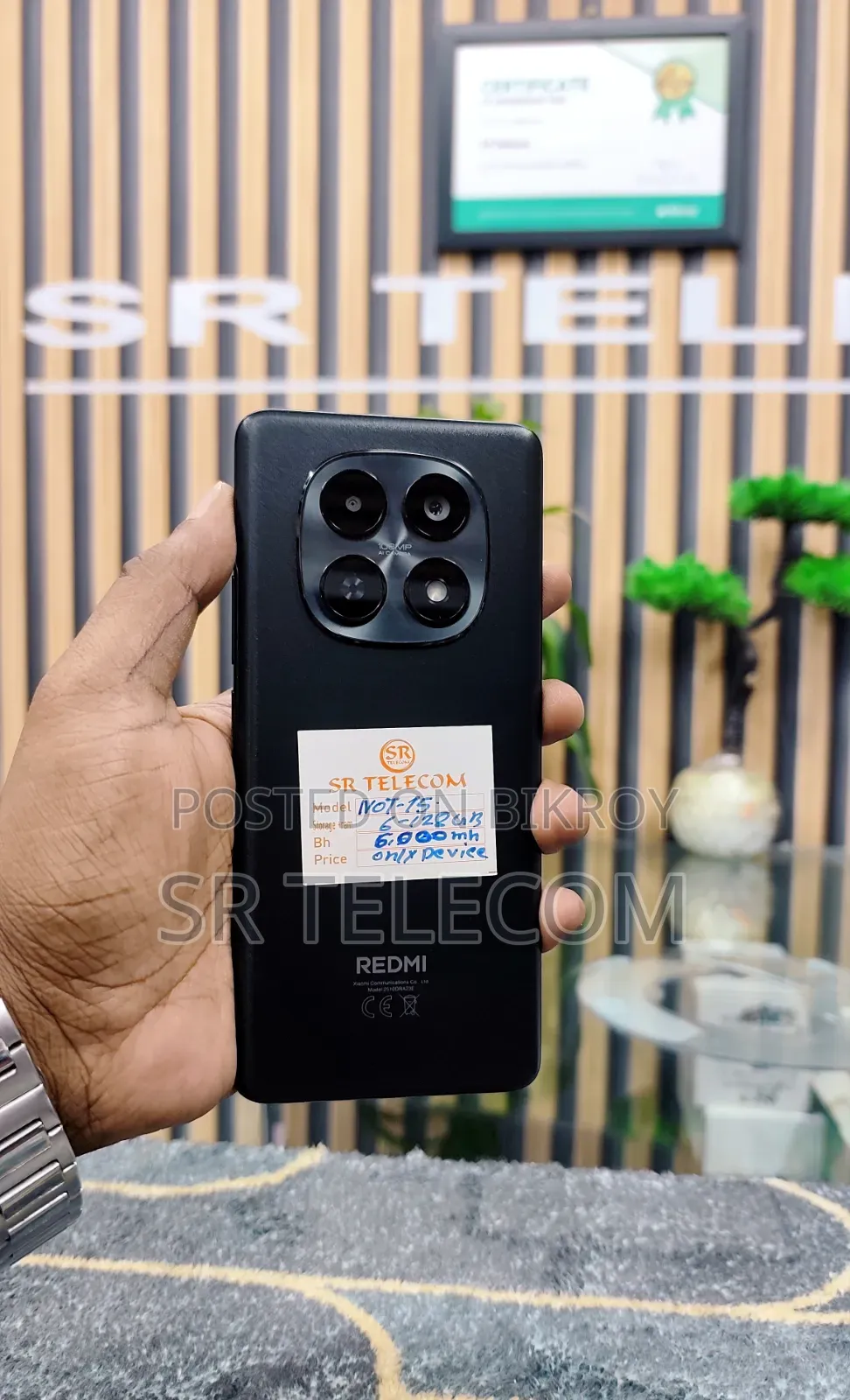 Xiaomi Redmi Note 15 128 GB Black