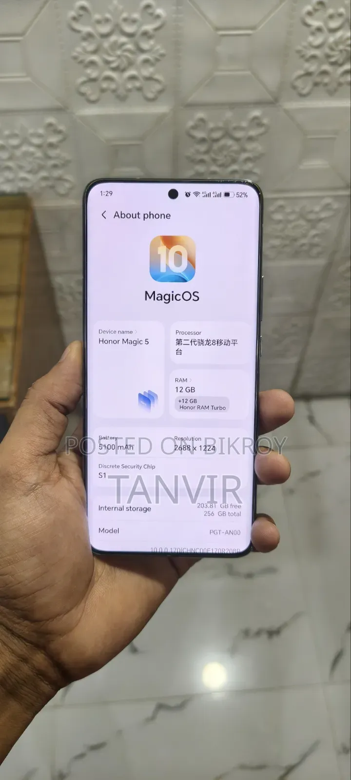 Honor Magic5 256 GB Graphite
