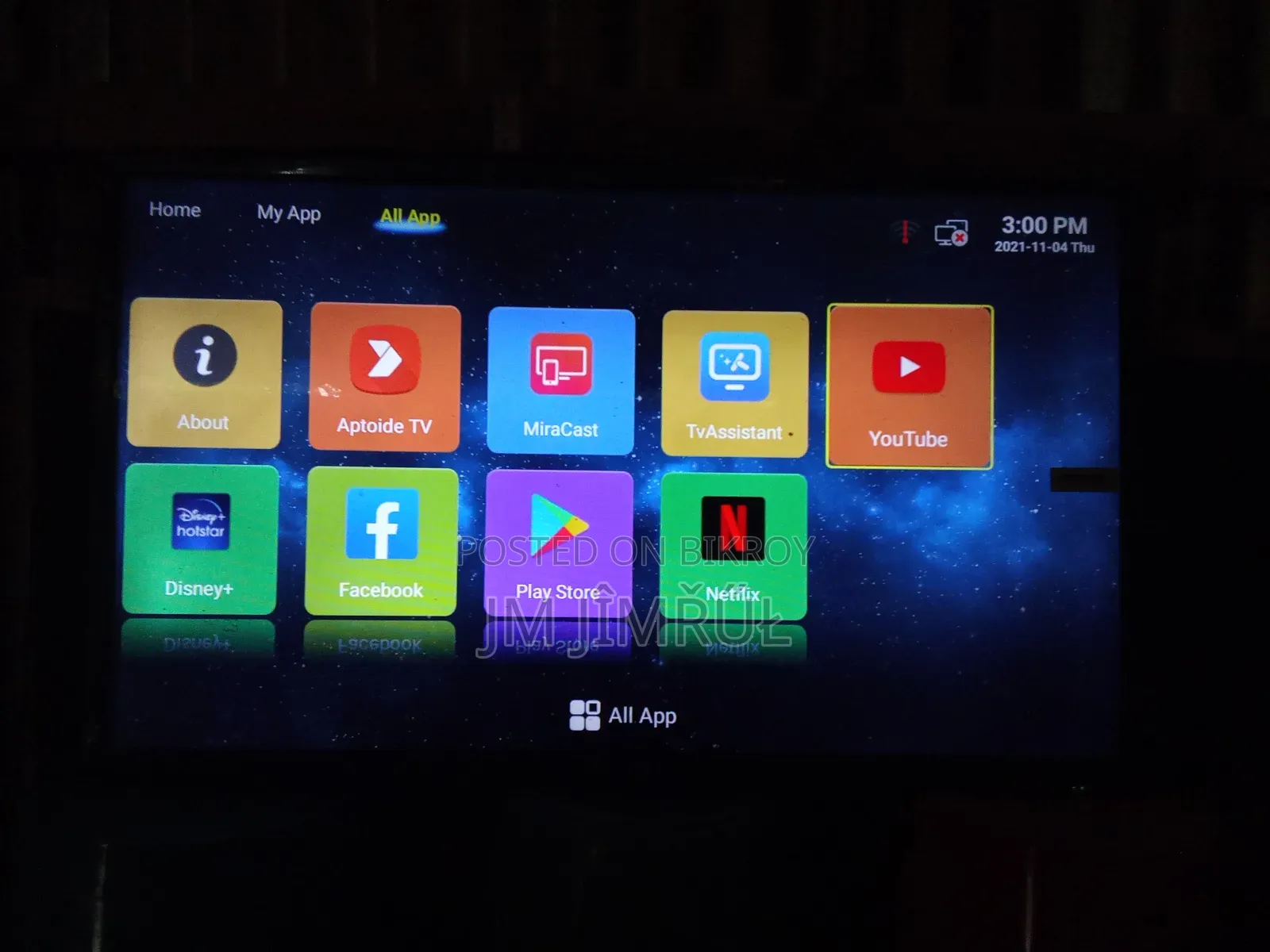 MMS Smart TV used for 8 months completely new condition