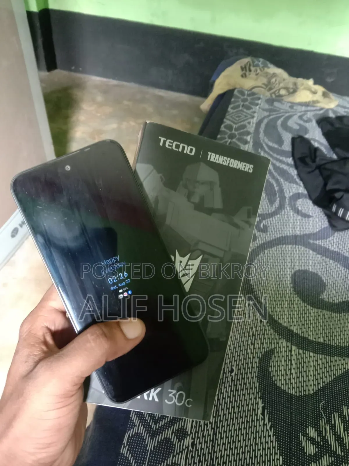 টেকনো ক্যামন ৩০ ২৫৬ জিবি ব্ল্যাক