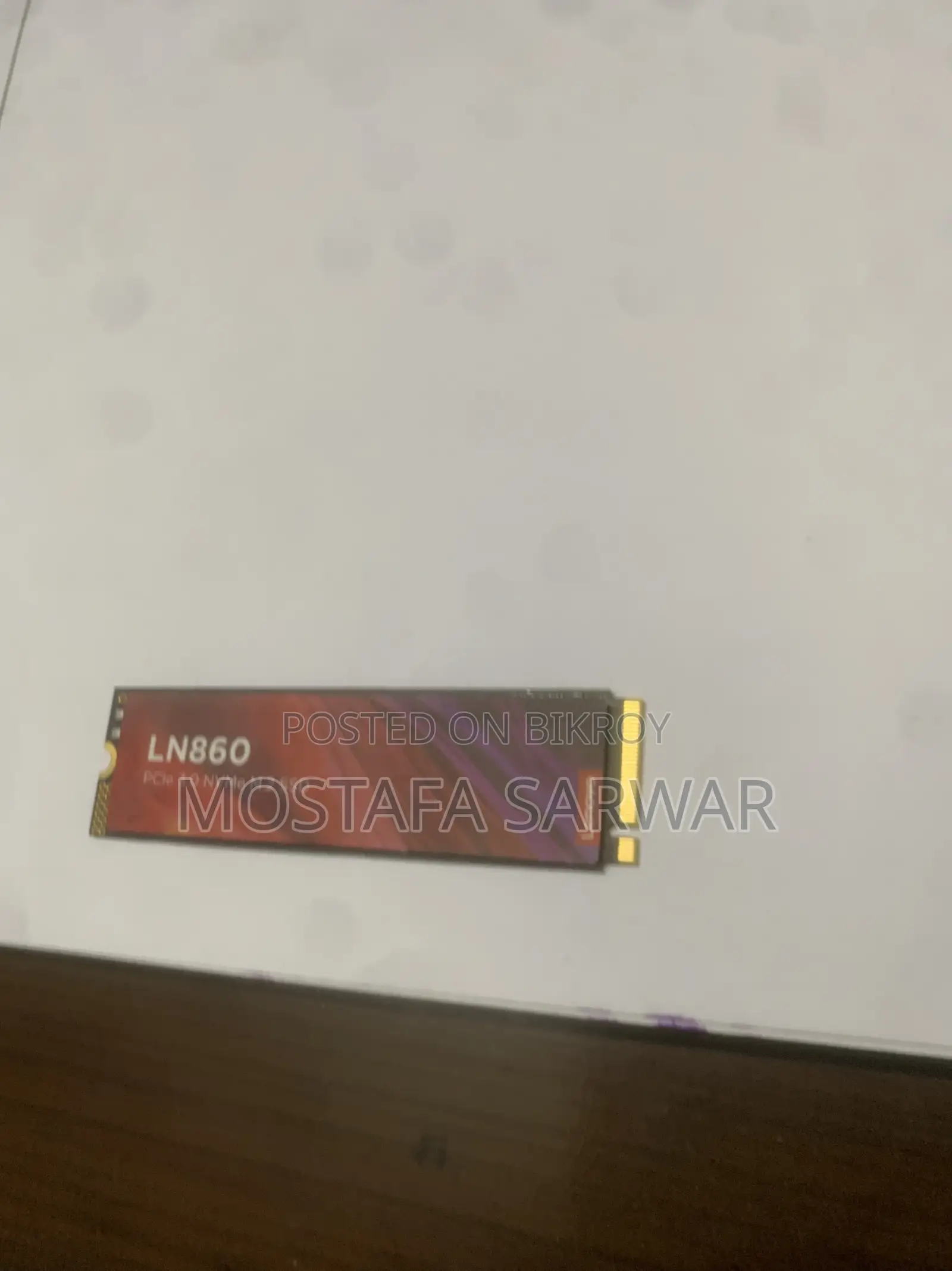 Lenovo Ln860 512gb Nvme SSD