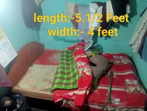 This bed is length: 5/1.5 feet and the other side is 4 feet.