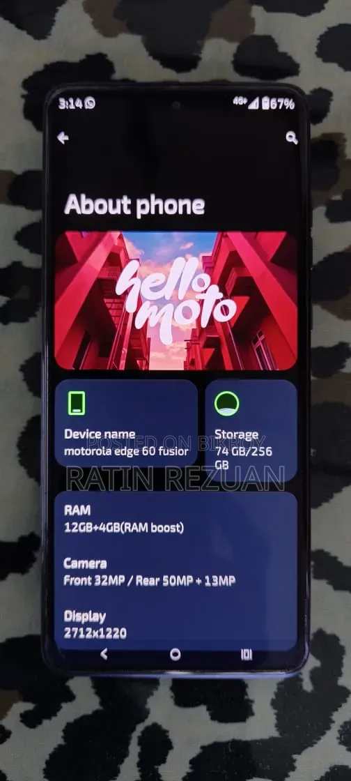 Motorola Edge 60 Fusion 256 GB