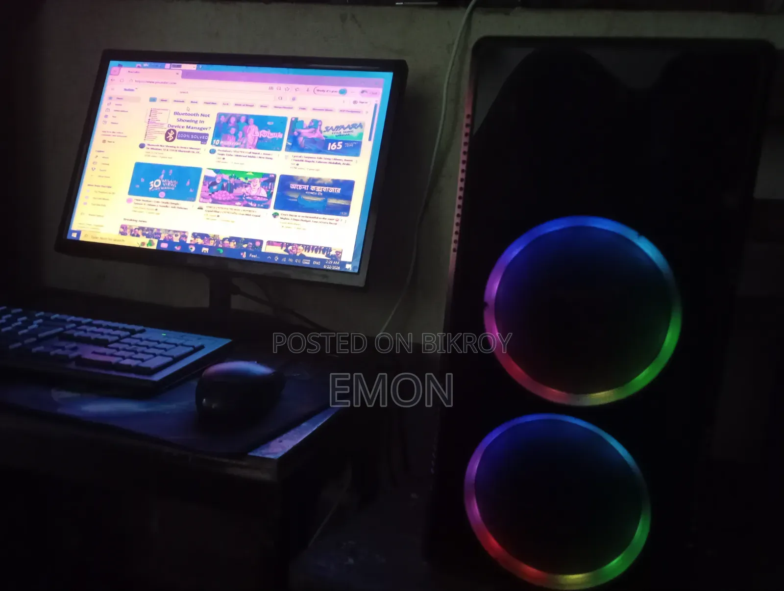 Desktop Computer 8GB Intel Core I5 HDD+SSD 500GB