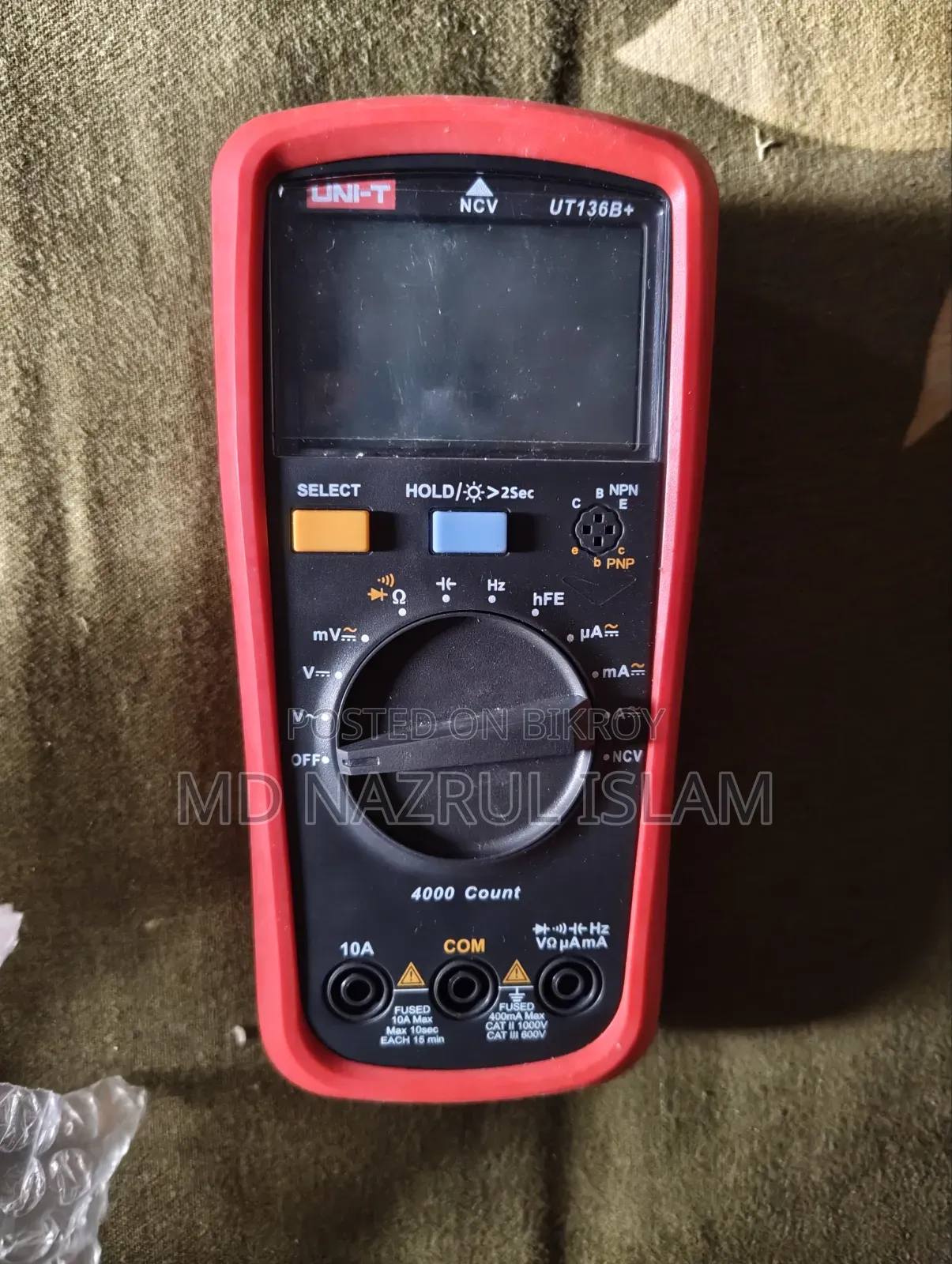 UNI-T Digital Multimeter UT136B+ AC/DC Auto Range Meter
