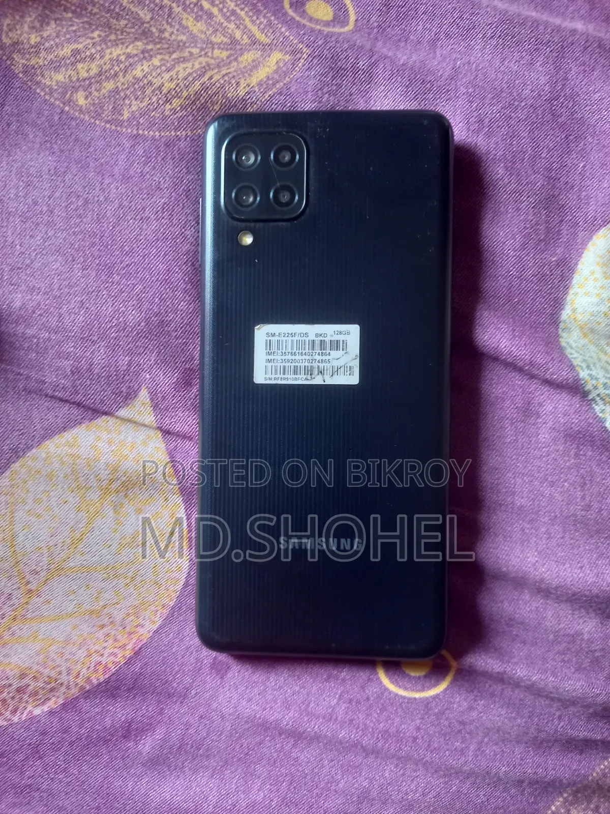 Samsung Galaxy F22 128 GB Blue