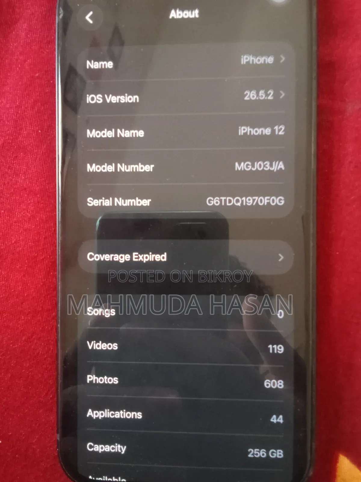 Apple iPhone 12 256 GB Black