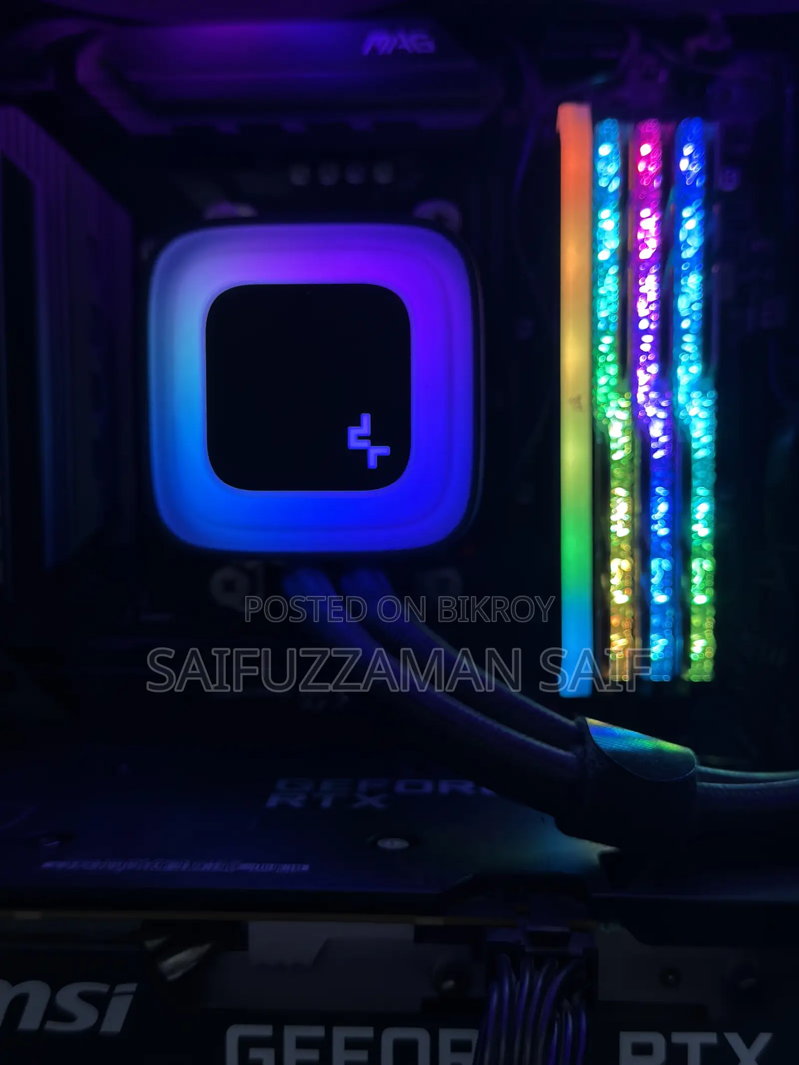 Desktop Computer MSI 40GB AMD Ryzen 7 SSD 40GB