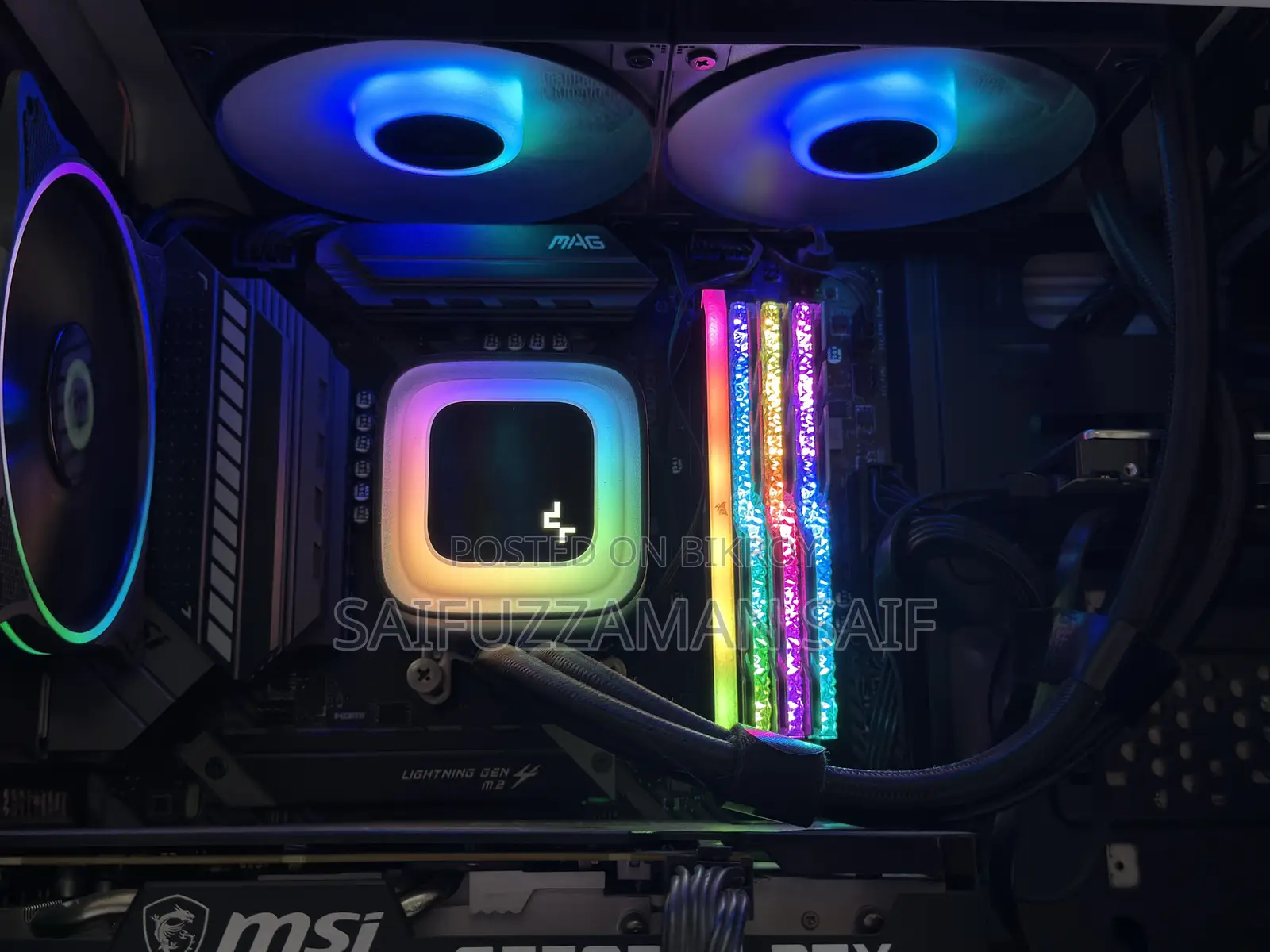 Desktop Computer MSI 40GB AMD Ryzen 7 SSD 40GB