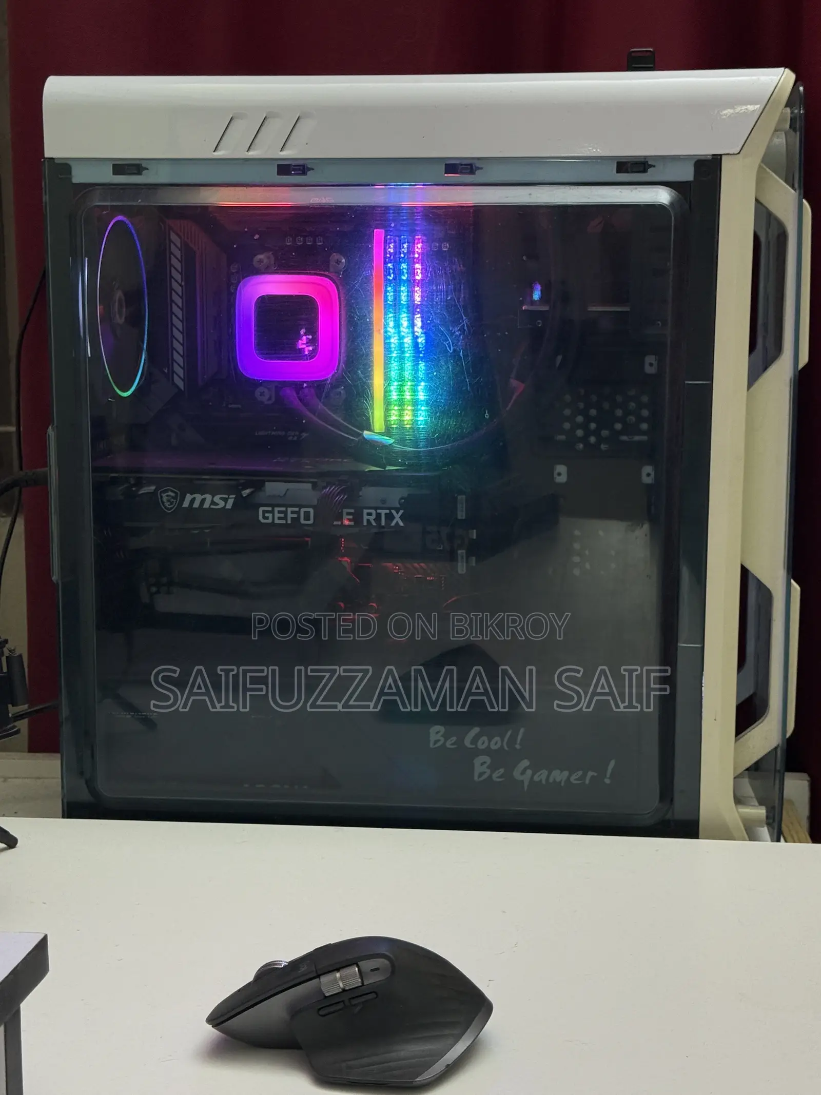 Desktop Computer MSI 40GB AMD Ryzen 7 SSD 40GB