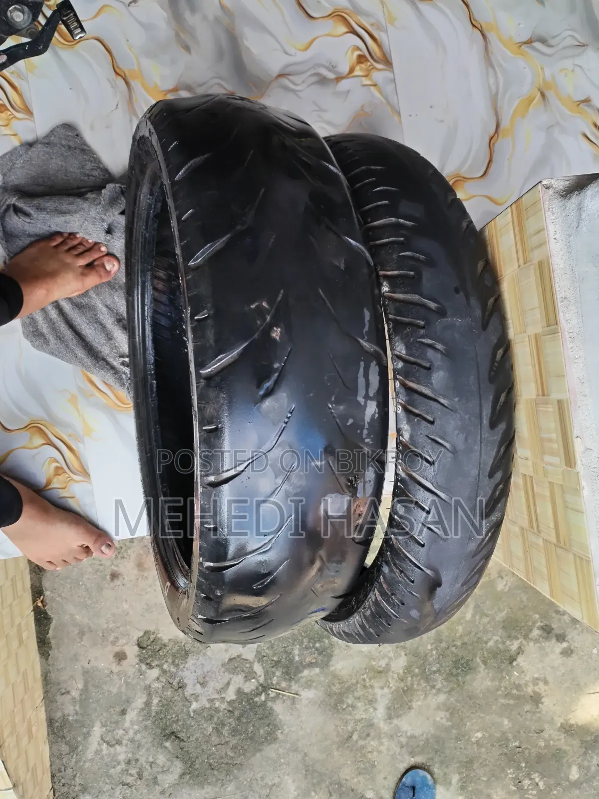 Hornet Bike Tire Front and Rear Both MRF Company