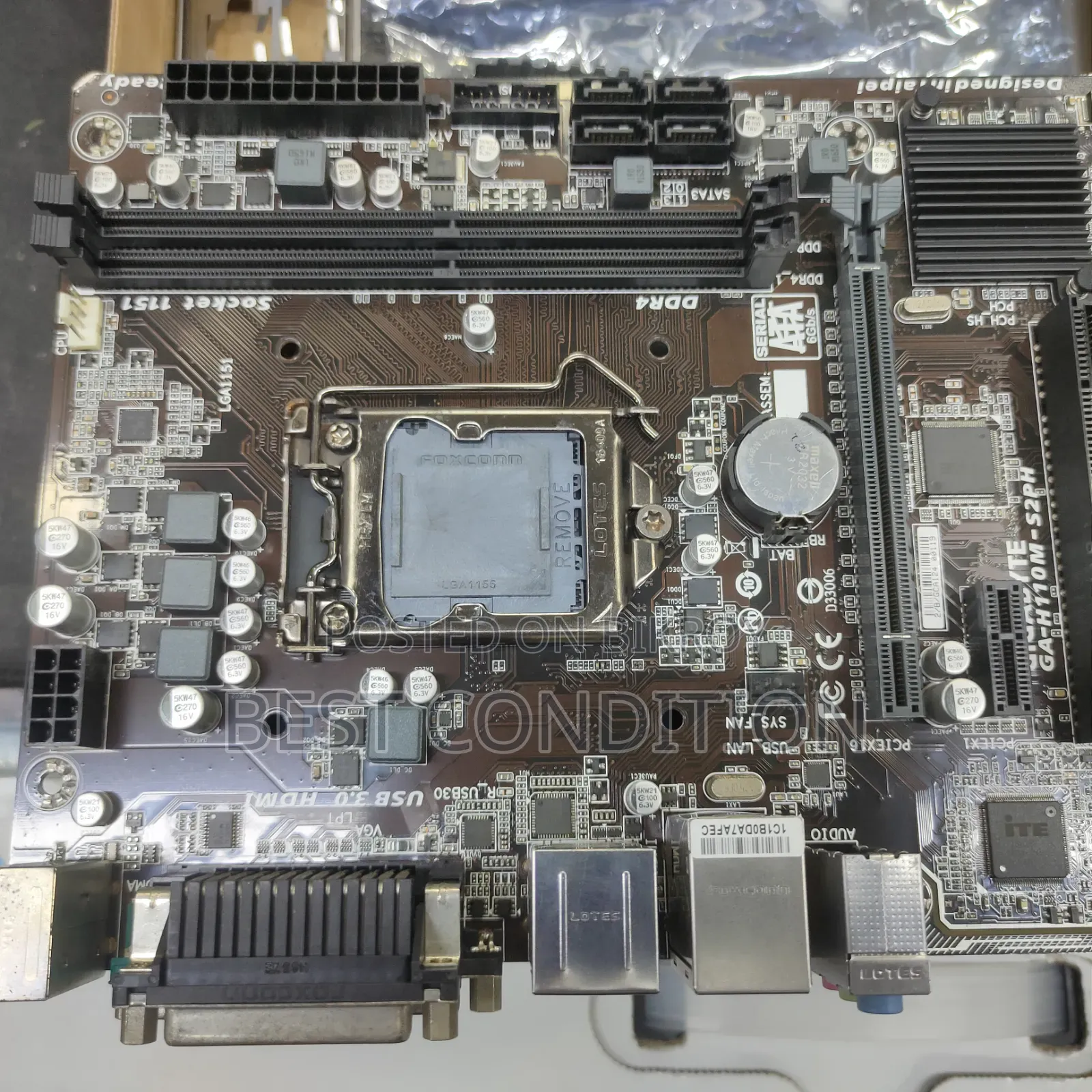 H110 Gigabyte Motherboard 6th 7th Gen Mobo