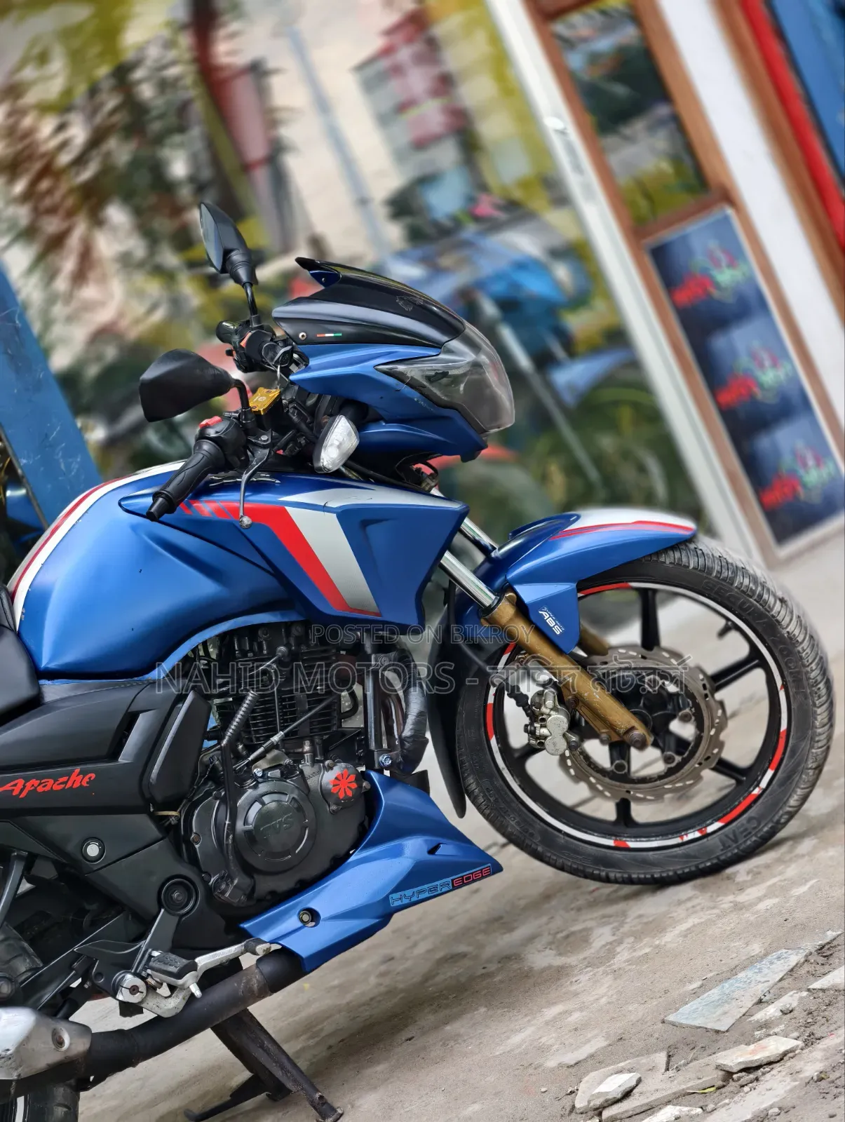 TVS Apache RTR 160 2V 2017 Blue