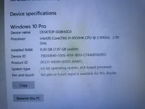 Laptop Dell Alienware M18 R1 8GB Intel Core I9 HDD 500GB