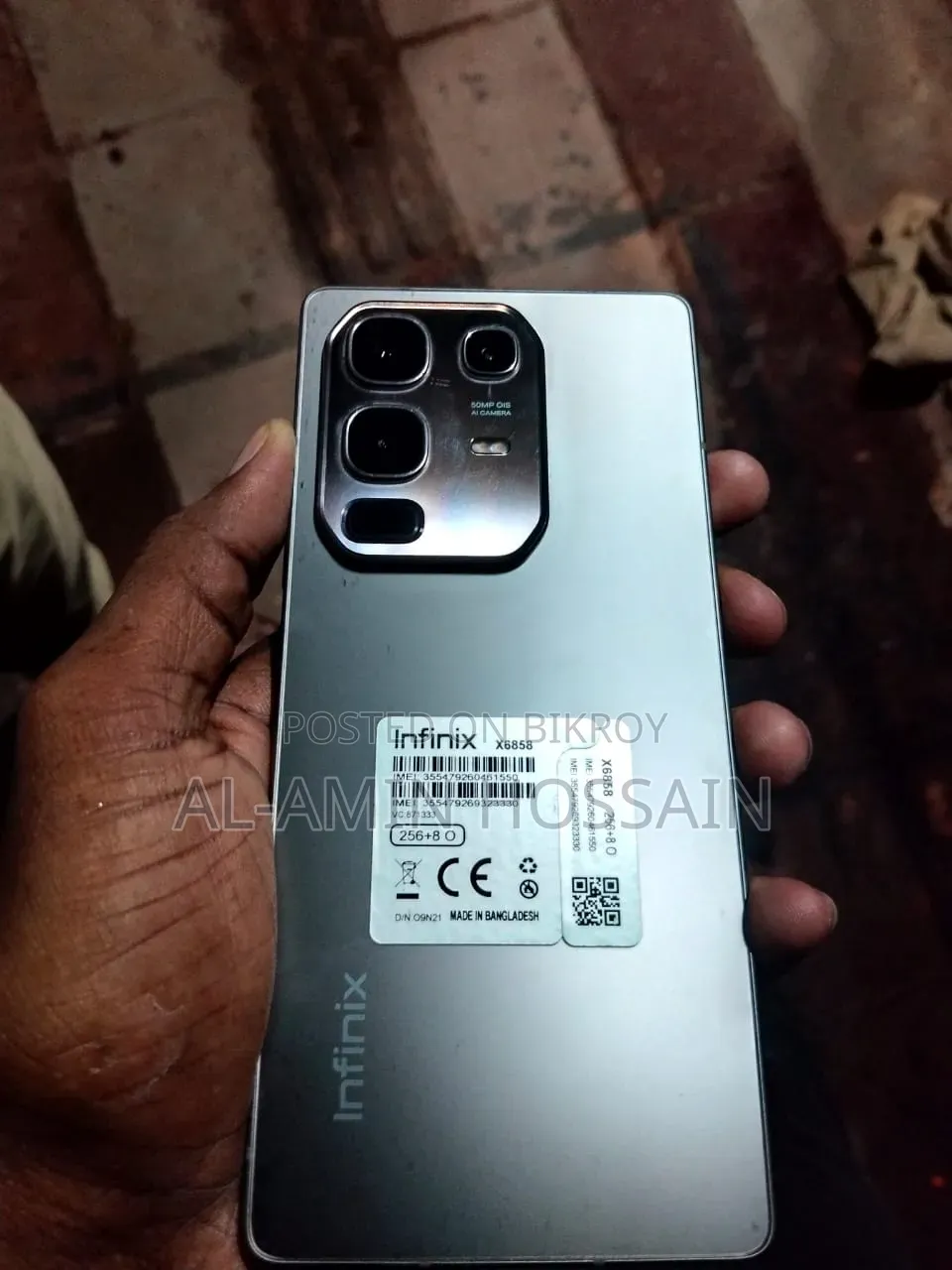Infinix Note 50 4G 256 GB Silver