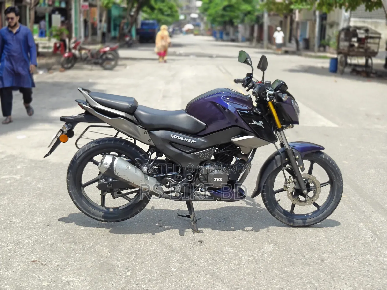 টিভিএস রাইডার ১২৫ ২০২২ নীল