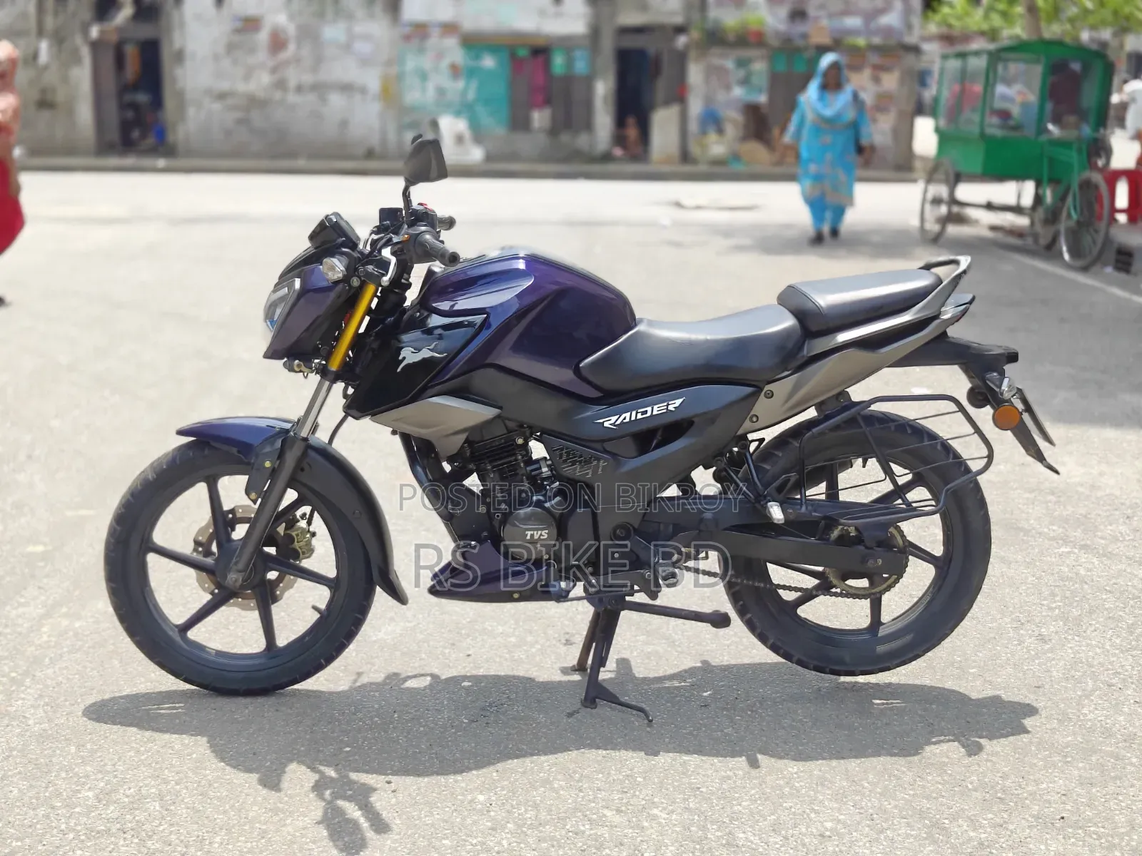 টিভিএস রাইডার ১২৫ ২০২২ নীল