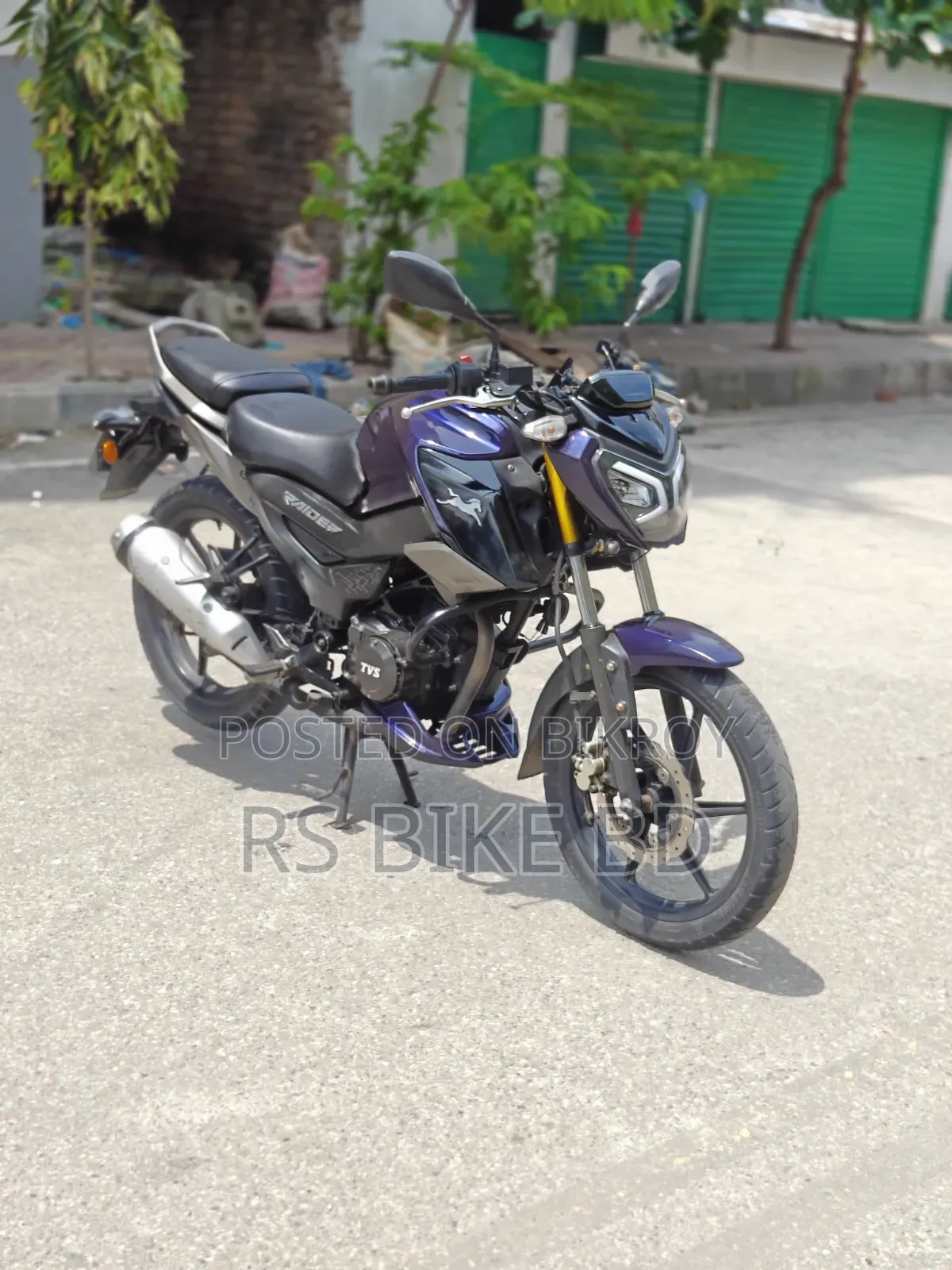 টিভিএস রাইডার ১২৫ ২০২২ নীল