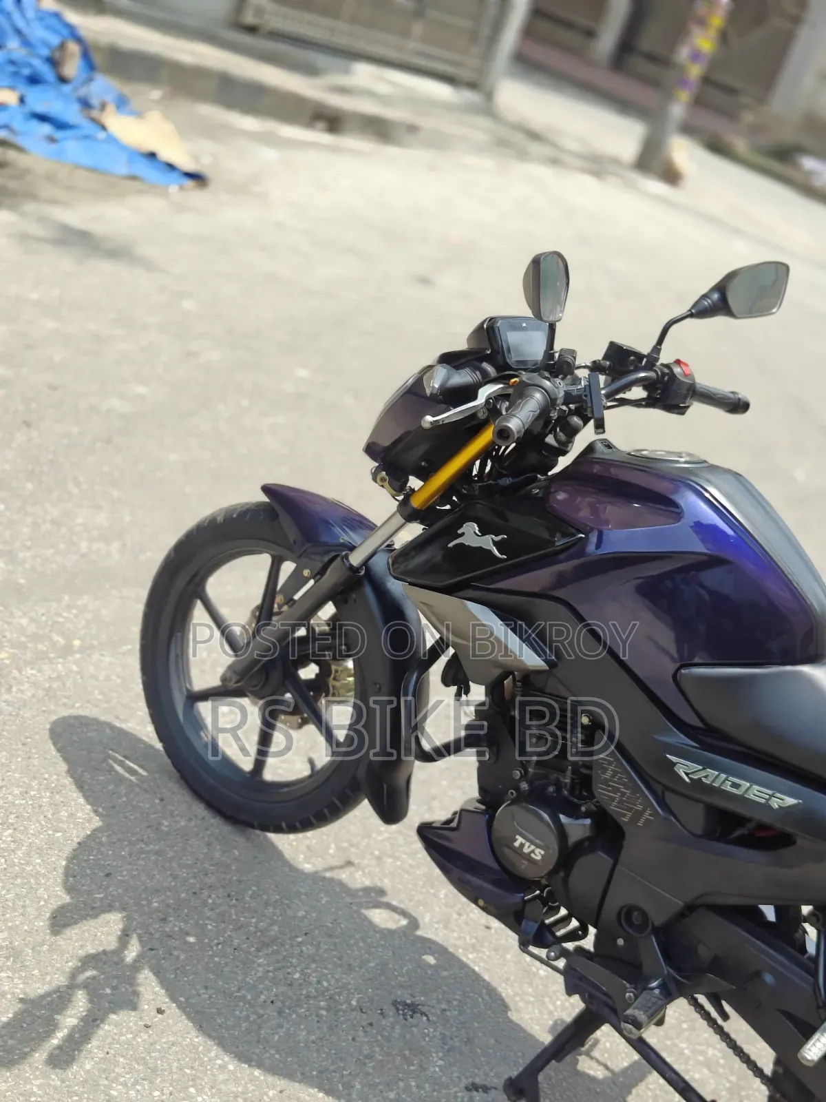 টিভিএস রাইডার ১২৫ ২০২২ নীল