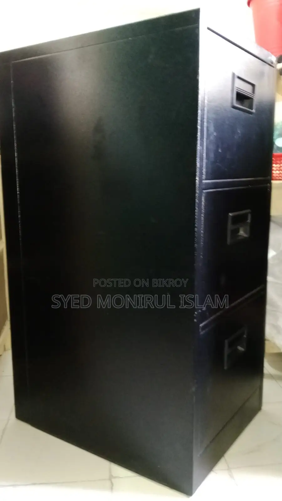 অরিজিনাল ওতোগী ৩-ড্রয়ার স্টিল ফাইল কেবিনেট!