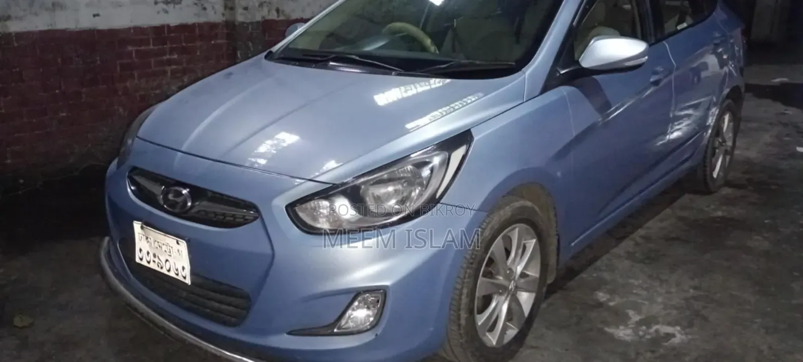 Hyundai Accent 2012 Blue