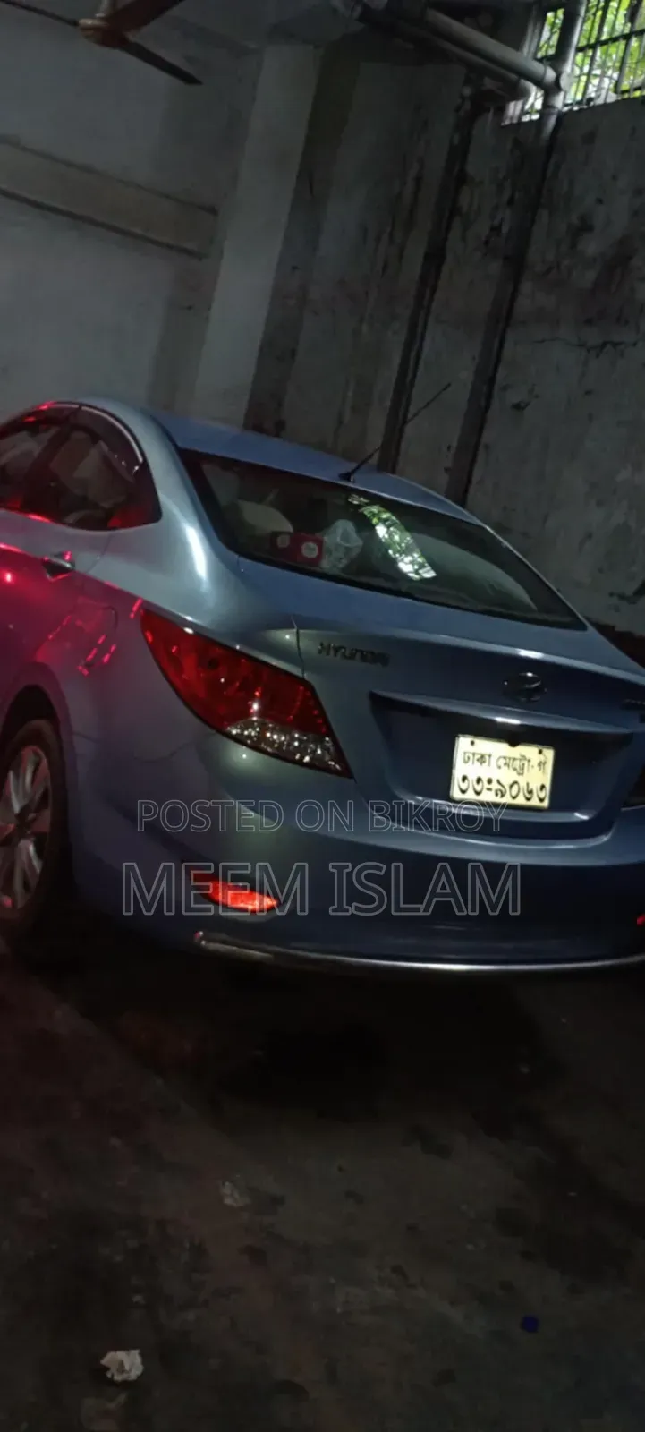 Hyundai Accent 2012 Blue