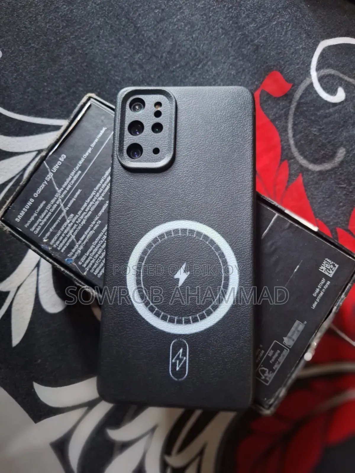 স্যামসাং গ্যালাক্সি এস২০+ ৫জি ২৫৬ জিবি কালো