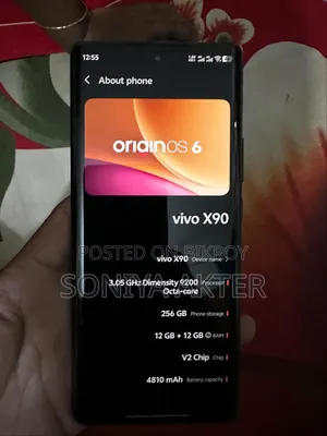 ভিভো এক্স৯০ ২৫৬ জিবি ব্ল্যাক