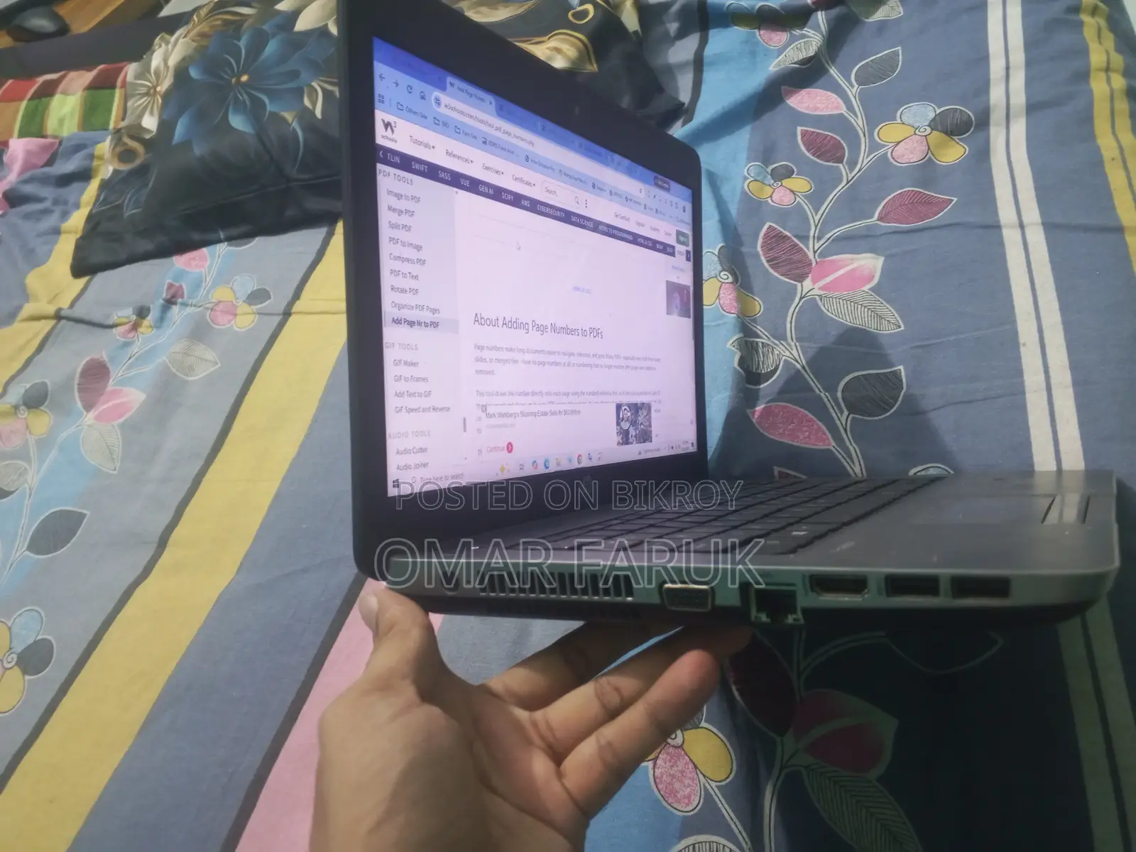 Laptop HP ProBook 440 8GB Intel Core i5 SSD 128GB