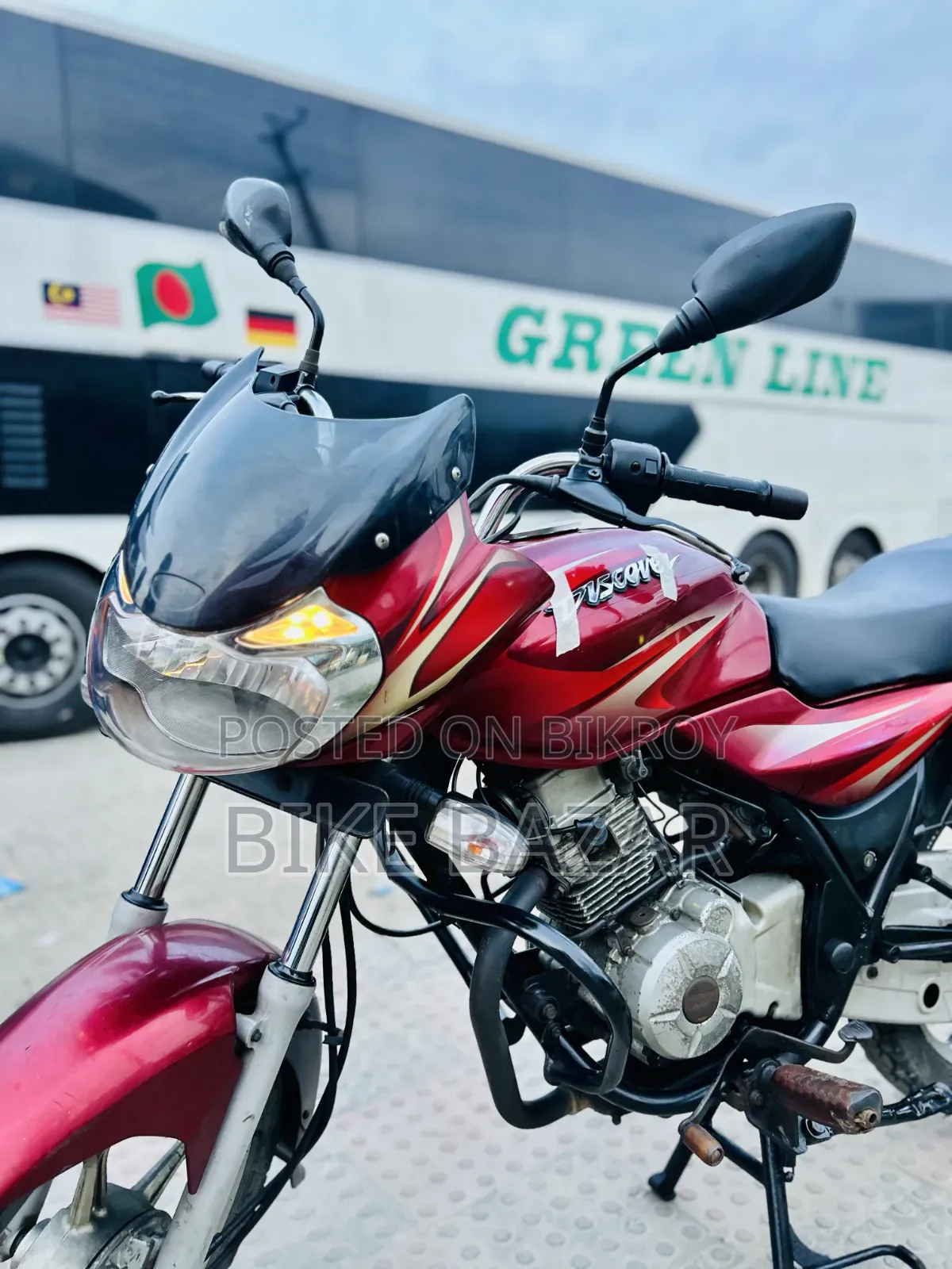 Bajaj Discover 125 2017 Red