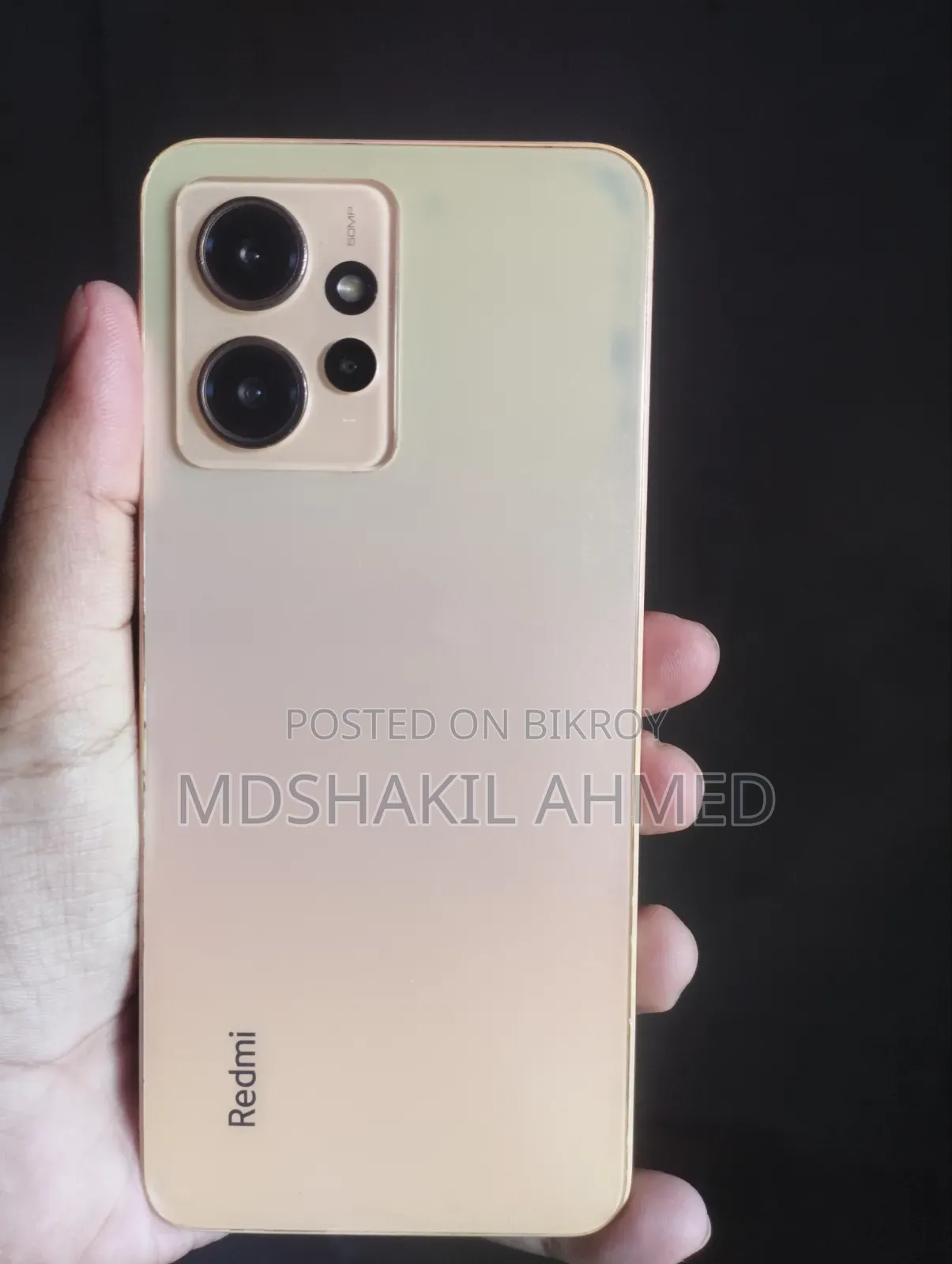 শাওমি রেডমি নোট ১২ ১২৮ জিবি রোজ গোল্ড