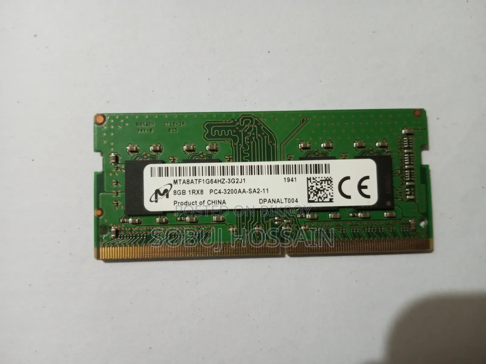 8GB DDR4 RAM for Laptop