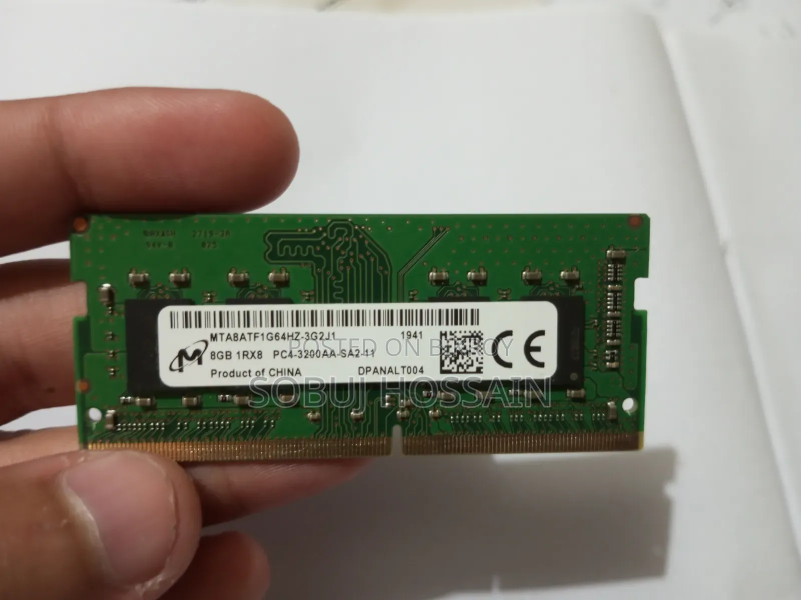 8GB DDR4 RAM for Laptop