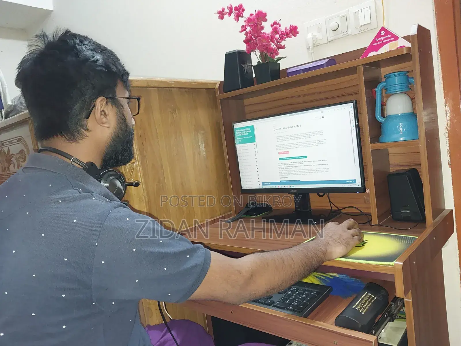 ডেস্কটপ কম্পিউটার ৮জিবি ইন্টেল কোর আই৭ এইচডিডি+এসএসডি ১টি