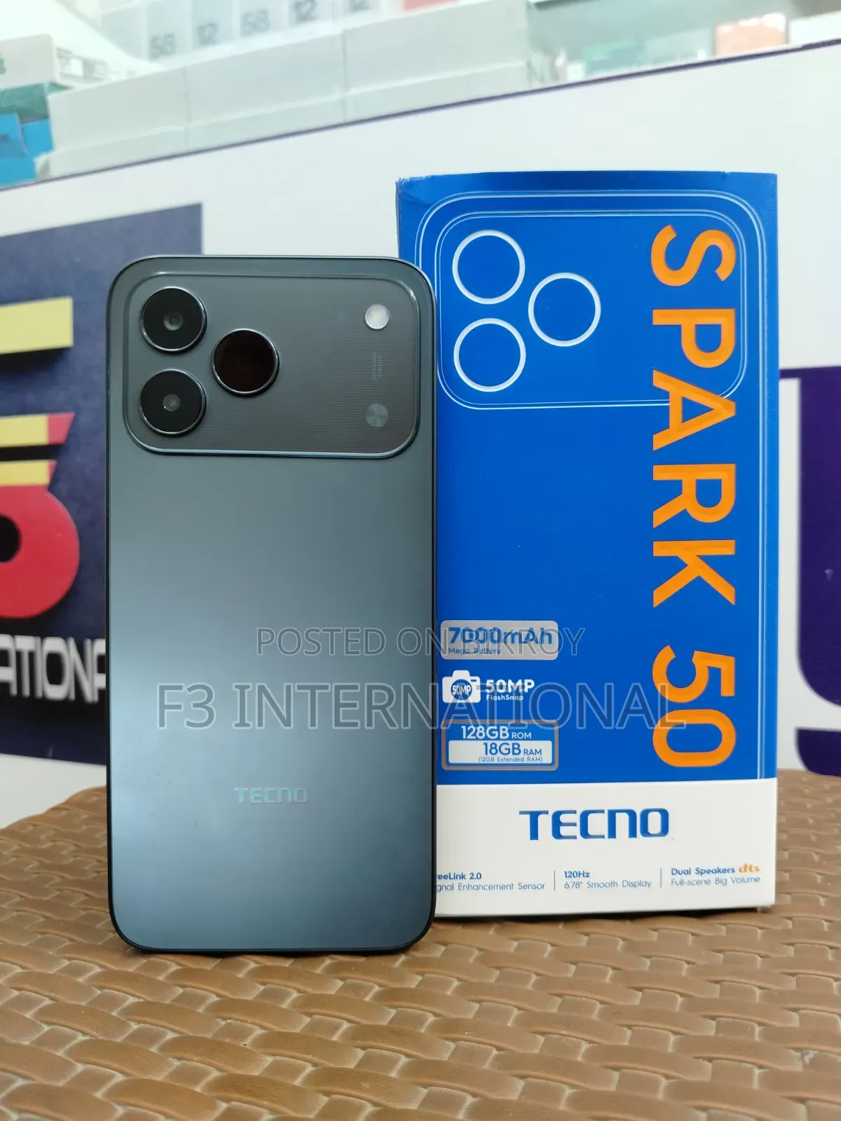 Tecno Spark 50 128 GB Black