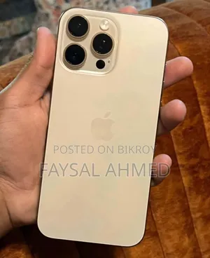 অ্যাপল আইফোন ১৬ প্রো ১২৮ জিবি গোল্ড
