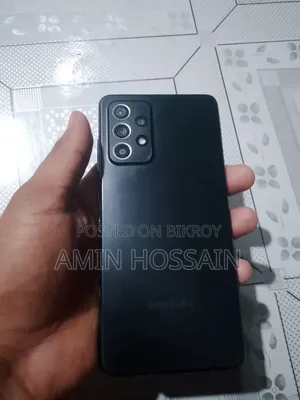 স্যামসাং গ্যালাক্সি এ৫২এস ৫জি ১২৮ জিবি ব্ল্যাক