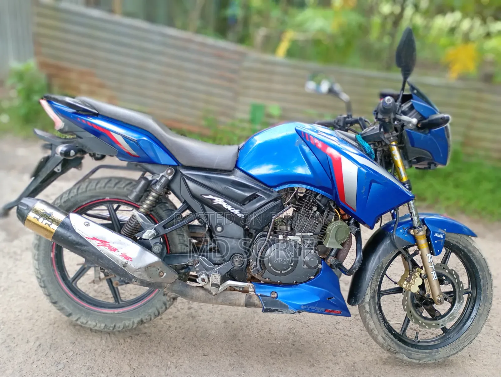 টিভিএস অ্যাপাচি আরটিআর ১৬০ ২ভি ২০২২ ব্লু