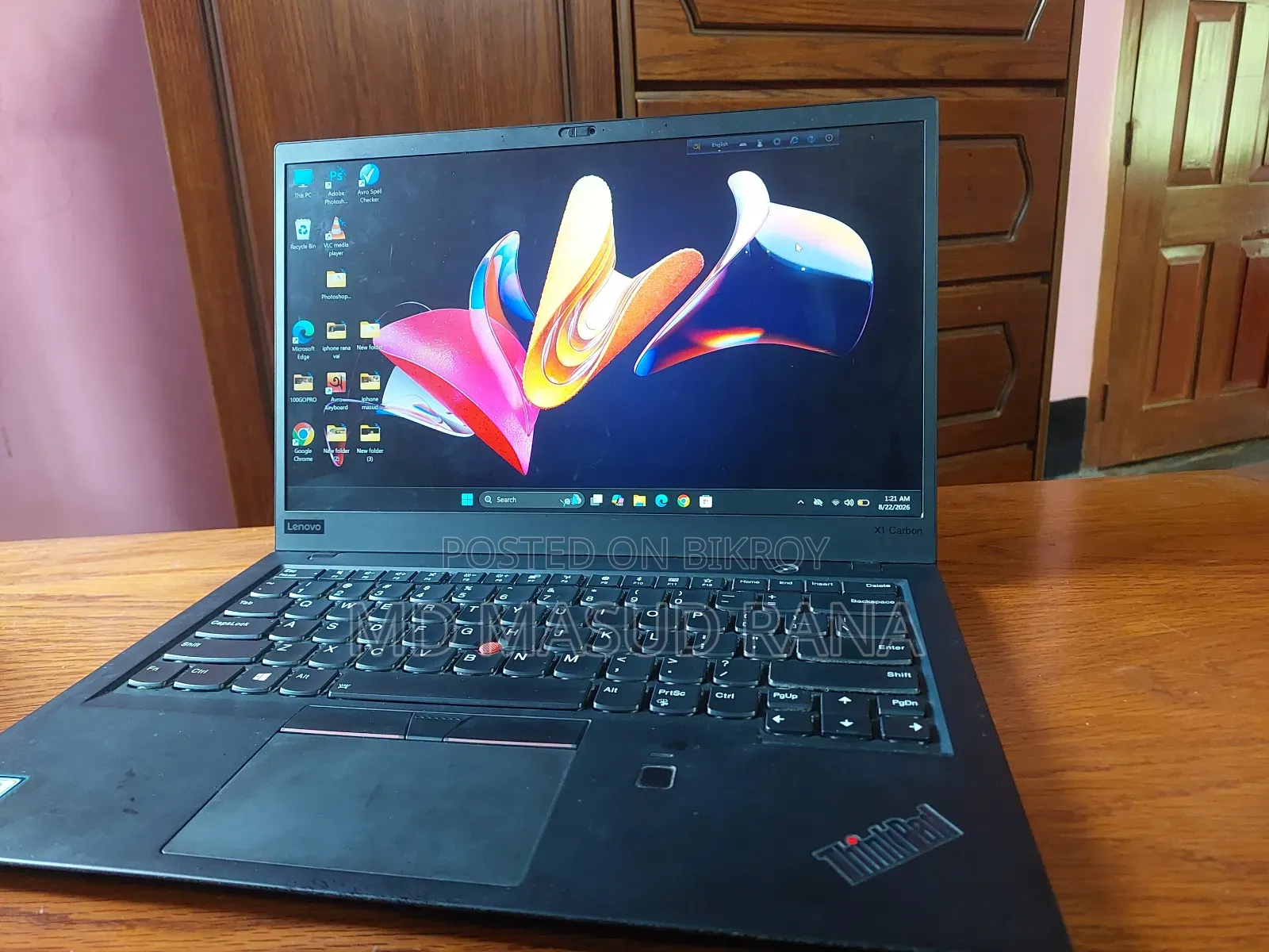 Laptop Lenovo ThinkPad X1 Yoga Gen 8 8GB Intel Core I5 SSD 256GB