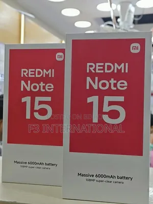 New Xiaomi Redmi Note 15 256 GB Black