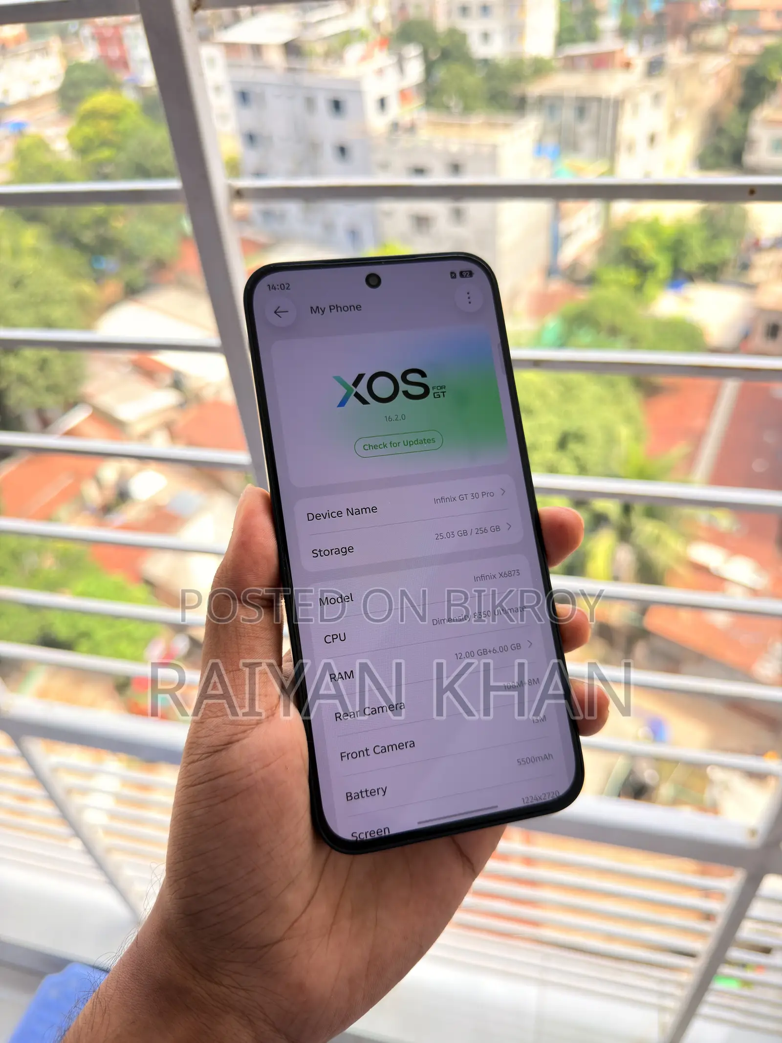 Infinix GT 30 Pro 5G 256 GB Black