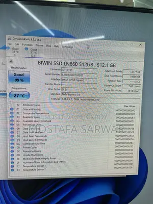 Lenovo Ln860 512gb Nvme SSD