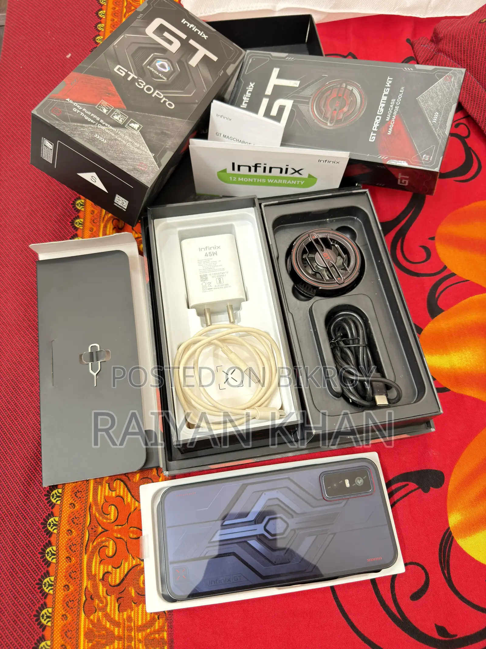 Infinix GT 30 Pro 5G 256 GB Black