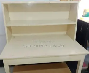 Wooden Reading Table (with Bookshelf) for Sale!