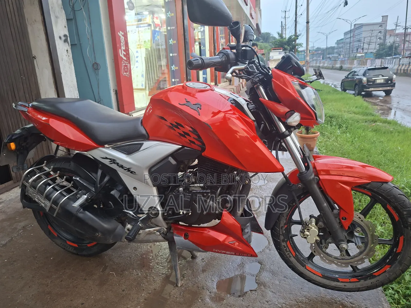 TVS Apache RTR 160 4V 2020 Red
